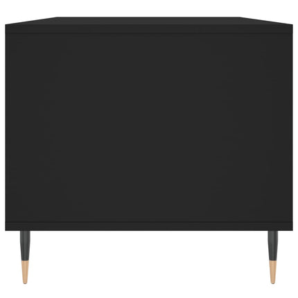 sofabord 90x49x45 cm konstrueret træ sort