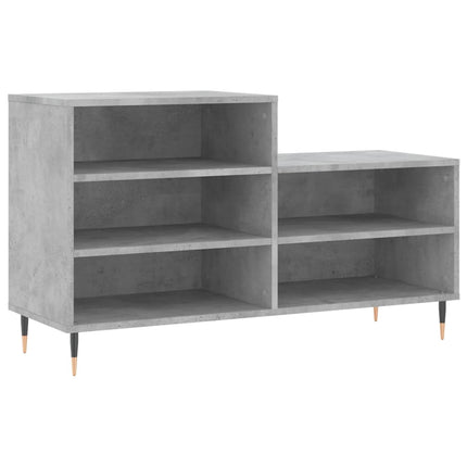 skoreol 102x36x60 cm konstrueret træ betongrå