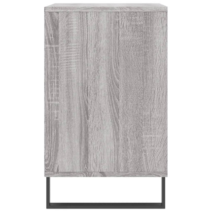 skoskab 102x36x60 cm konstrueret træ grå sonoma-eg
