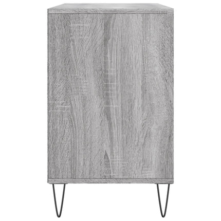 skoskab 102x36x60 cm konstrueret træ grå sonoma-eg