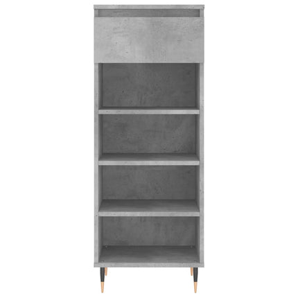 skoreol 40x36x105 cm konstrueret træ betongrå