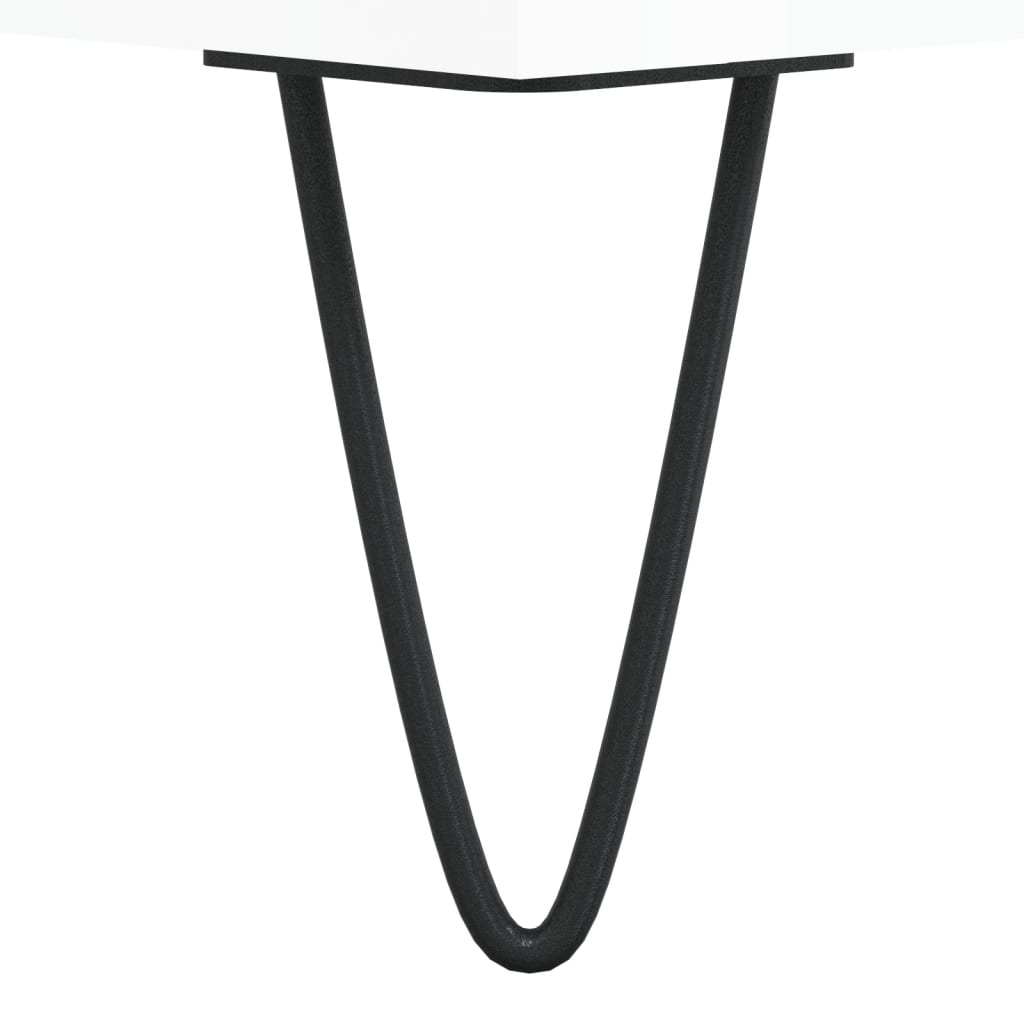 skoreol 40x36x105 cm konstrueret træ hvid højglans