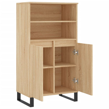 skab 60x36x110 cm konstrueret træ Sonoma-eg
