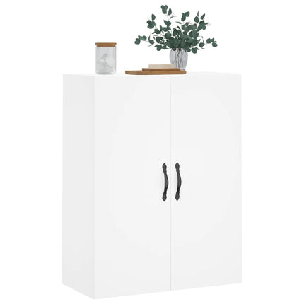 vægskab 69,5x34x90 cm konstrueret træ hvid