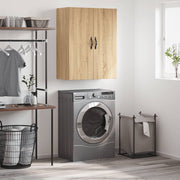 vægskab 69,5x34x90 cm konstrueret træ sonoma-eg