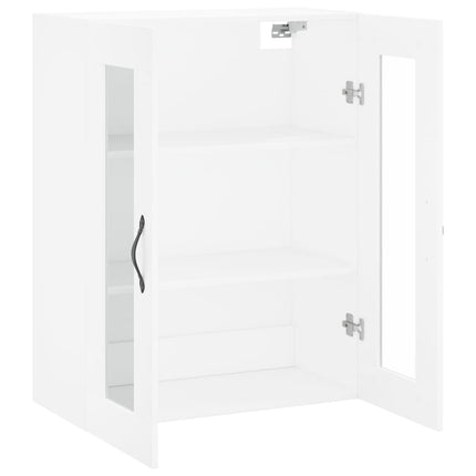 vægskab 69,5x34x90 cm konstrueret træ hvid