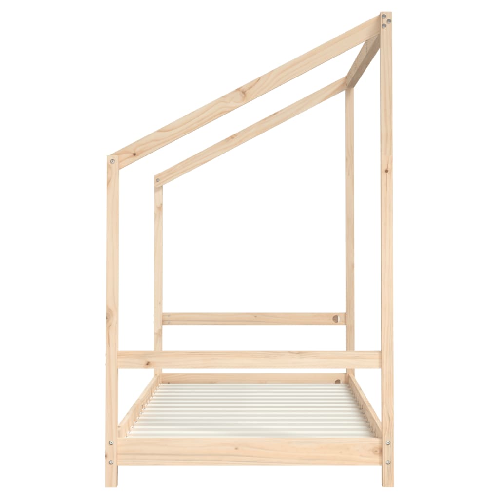 sengeramme til juniorseng 2x(90x200) cm massivt fyrretræ