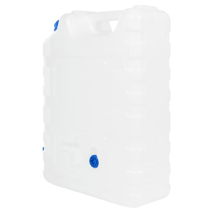 vanddunk med tappehane 20 l plast transparent