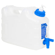 vanddunk med tappehane og sæbedispenser 10 l plast
