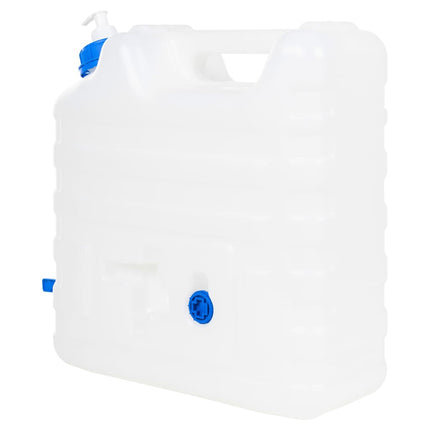 vanddunk med tappehane og sæbedispenser 15 l plast