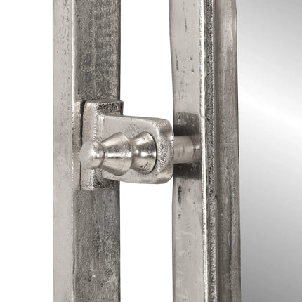 væghængt knagerække med hylde aluminium