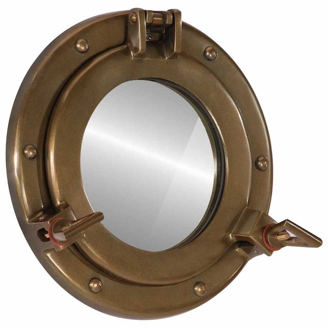 koøjespejl diam. 23 cm væghængt aluminium og glas