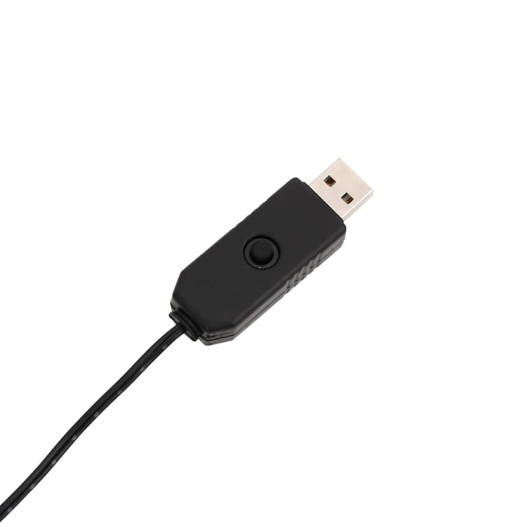 julestjerne med jordspyd 3 stk. 50 LED'er 29 cm