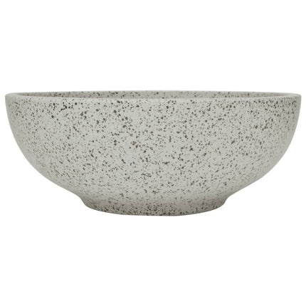 håndvask til bordplade Φ41x14 cm rund keramik grå