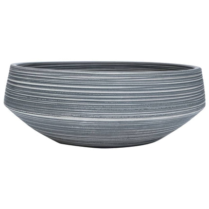 håndvask til bordplade Φ41x14 cm rund keramik grå