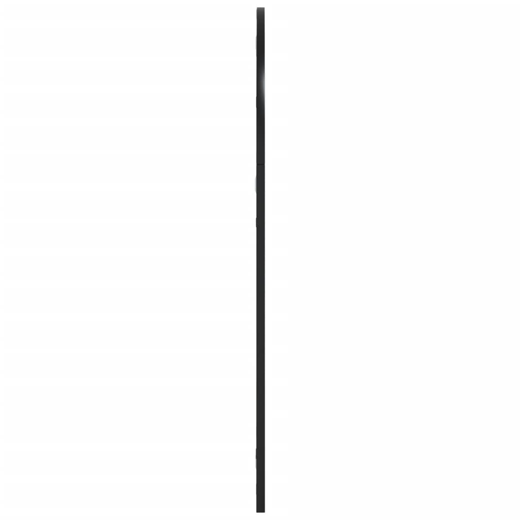 vægspejl 60x90 cm buet jern sort
