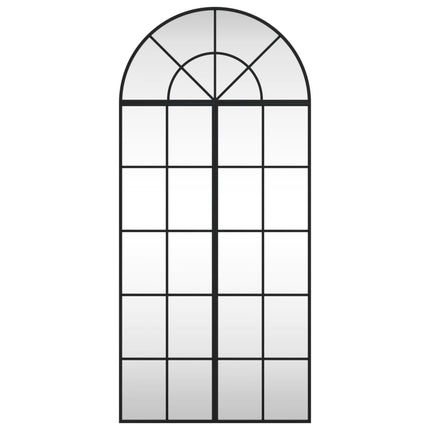 vægspejl 60x130 cm buet jern sort