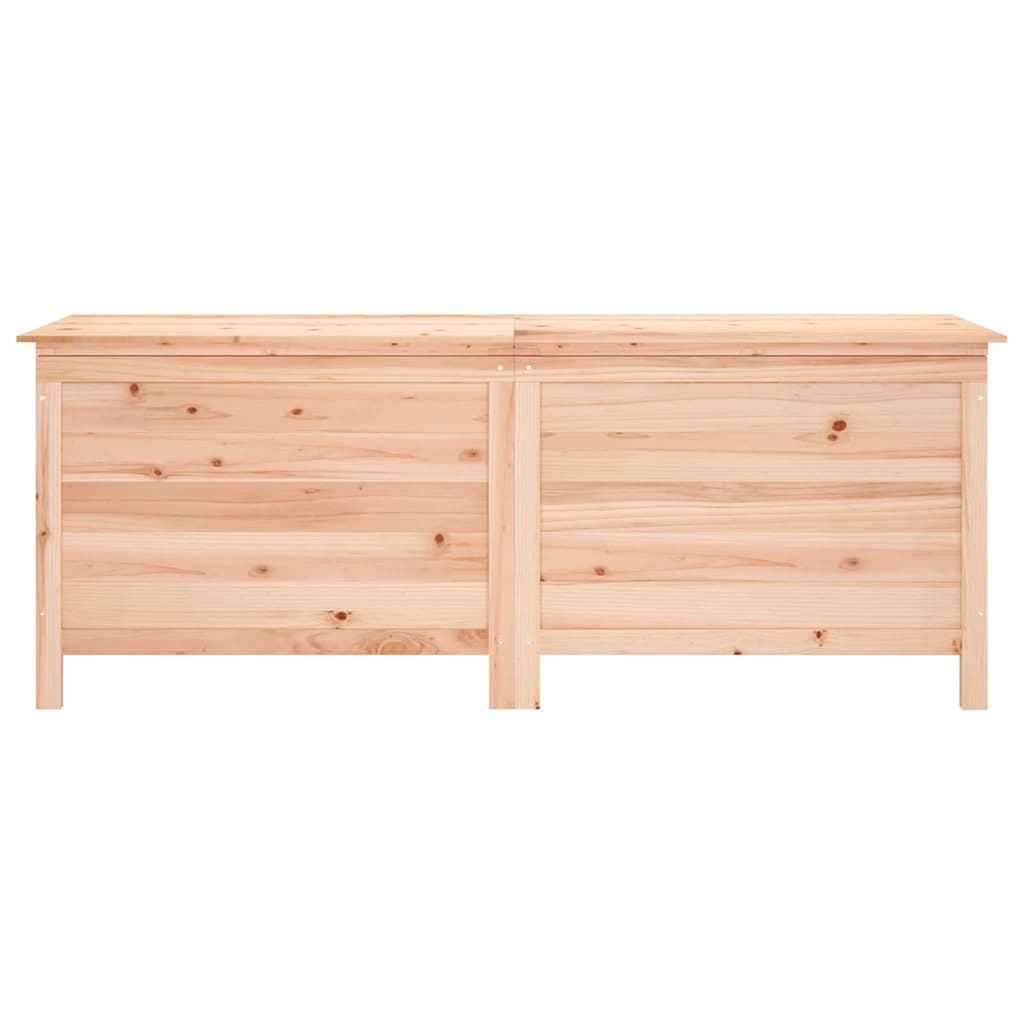 opbevaringsboks til haven 150x50x56,5 cm massivt grantræ