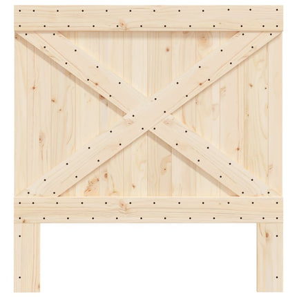 sengegavl 100x104 cm massivt fyrretræ
