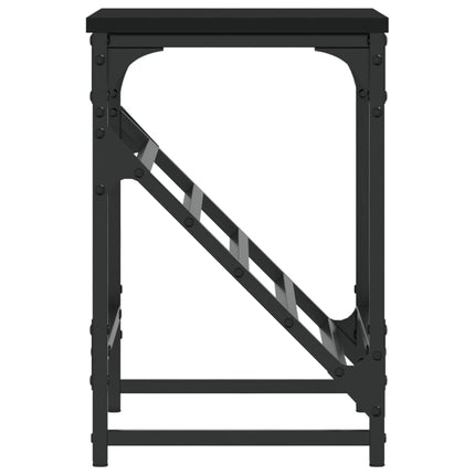 skostativ 60x30x45 cm konstrueret træ sort