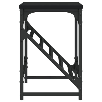 skostativ 90x30x45 cm konstrueret træ sort