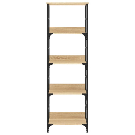 bogreol 50x33x153 cm konstrueret træ sonoma-eg