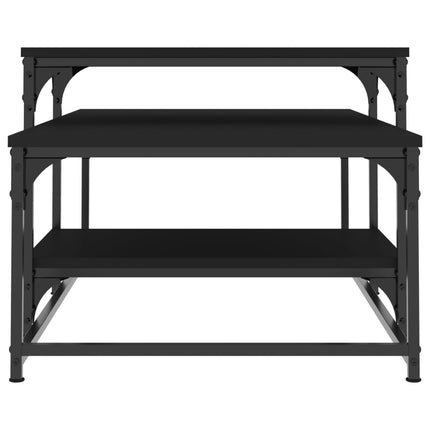 sofabord 102x60x45 cm konstrueret træ sort