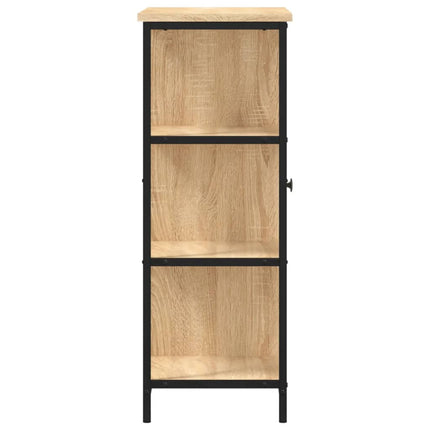 skænk Sonoma eg 70x30x80 cm konstrueret træ