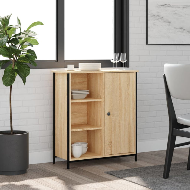 skænk 70x30x80 cm konstrueret træ sonoma-eg