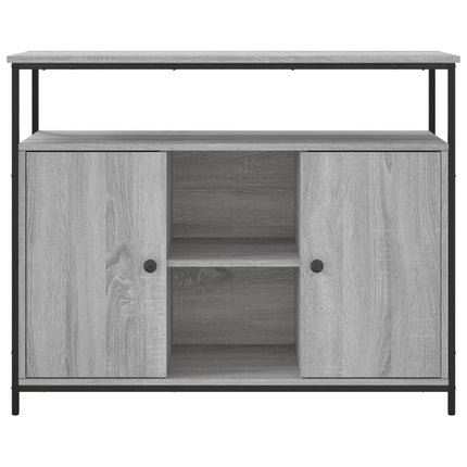 skænk 100x35x80 cm konstrueret træ grå sonoma-eg