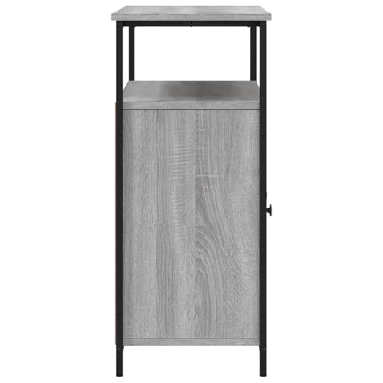 skænk 100x35x80 cm konstrueret træ grå sonoma-eg