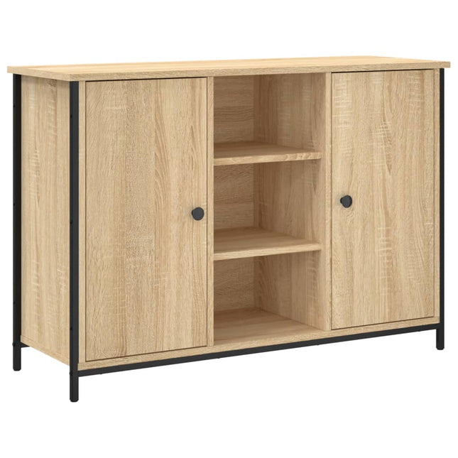 skænk 100x35x70 cm konstrueret træ sonoma-eg