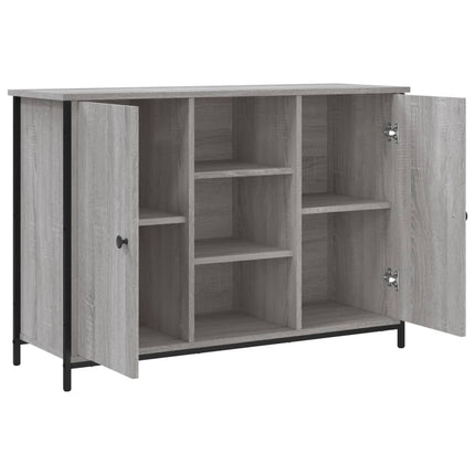 skænk 100x35x70 cm konstrueret træ grå sonoma-eg