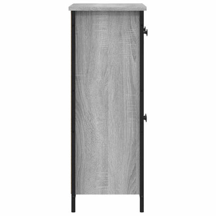 skænk 70x30x80 cm konstrueret træ grå sonoma-eg