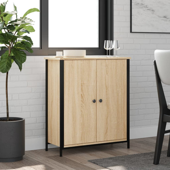 skænk 70x30x80 cm konstrueret træ sonoma-eg