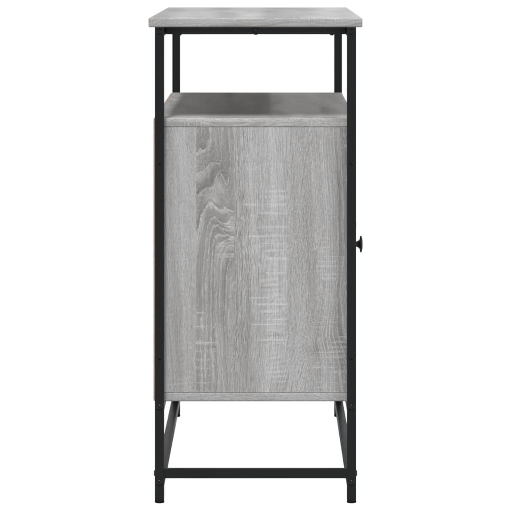 skænk 100x35x80 cm konstrueret træ grå sonoma-eg