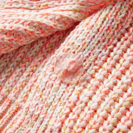 Strikket cardigan til børn str. 128 lyserød