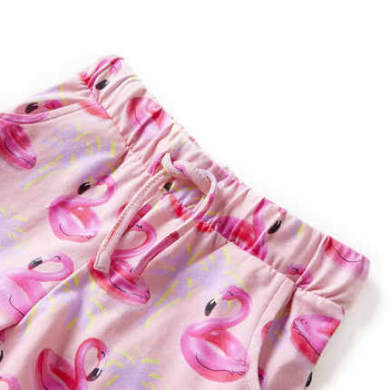 Shorts til børn str. 116 med snore lyserød