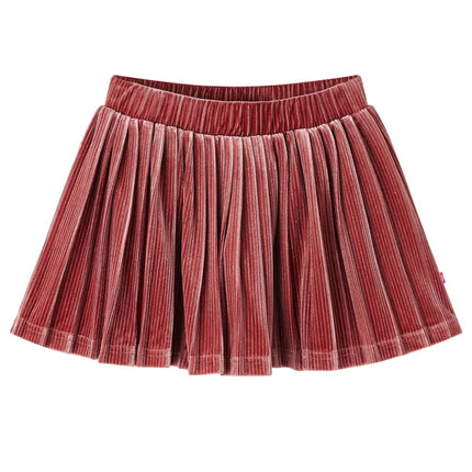 Nederdel til børn str. 116 plisseret pink