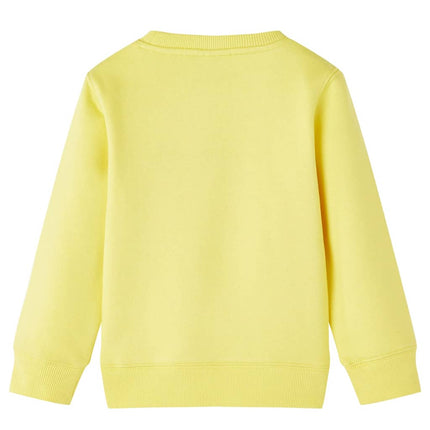 Sweatshirt til børn str. 116 lysegul