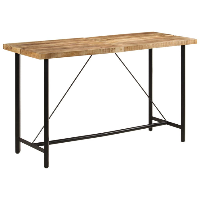 barbord 180x70x107 cm massivt mangotræ og jern