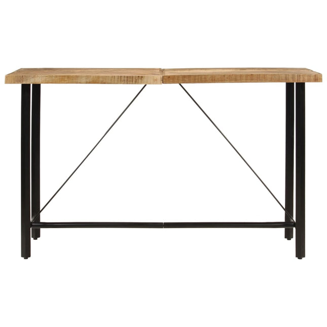 barbord 180x70x107 cm massivt mangotræ og jern