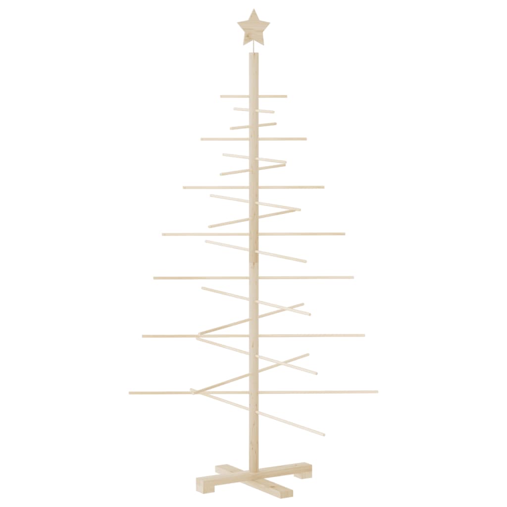 dekorativt juletræ 150 cm massivt fyrretræ