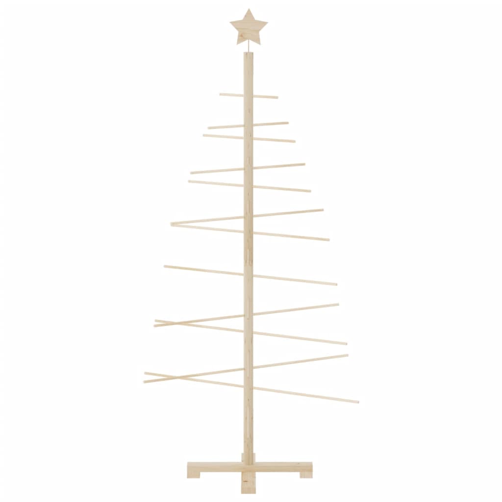 dekorativt juletræ 150 cm massivt fyrretræ