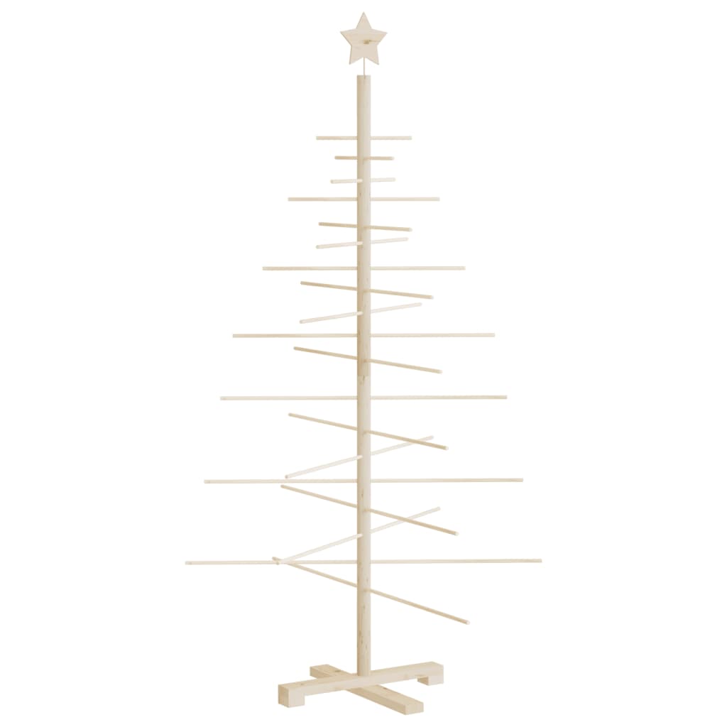 dekorativt juletræ 150 cm massivt fyrretræ