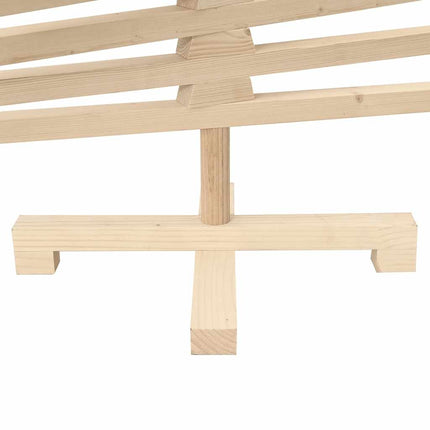 dekorativt juletræ 120 cm massivt fyrretræ