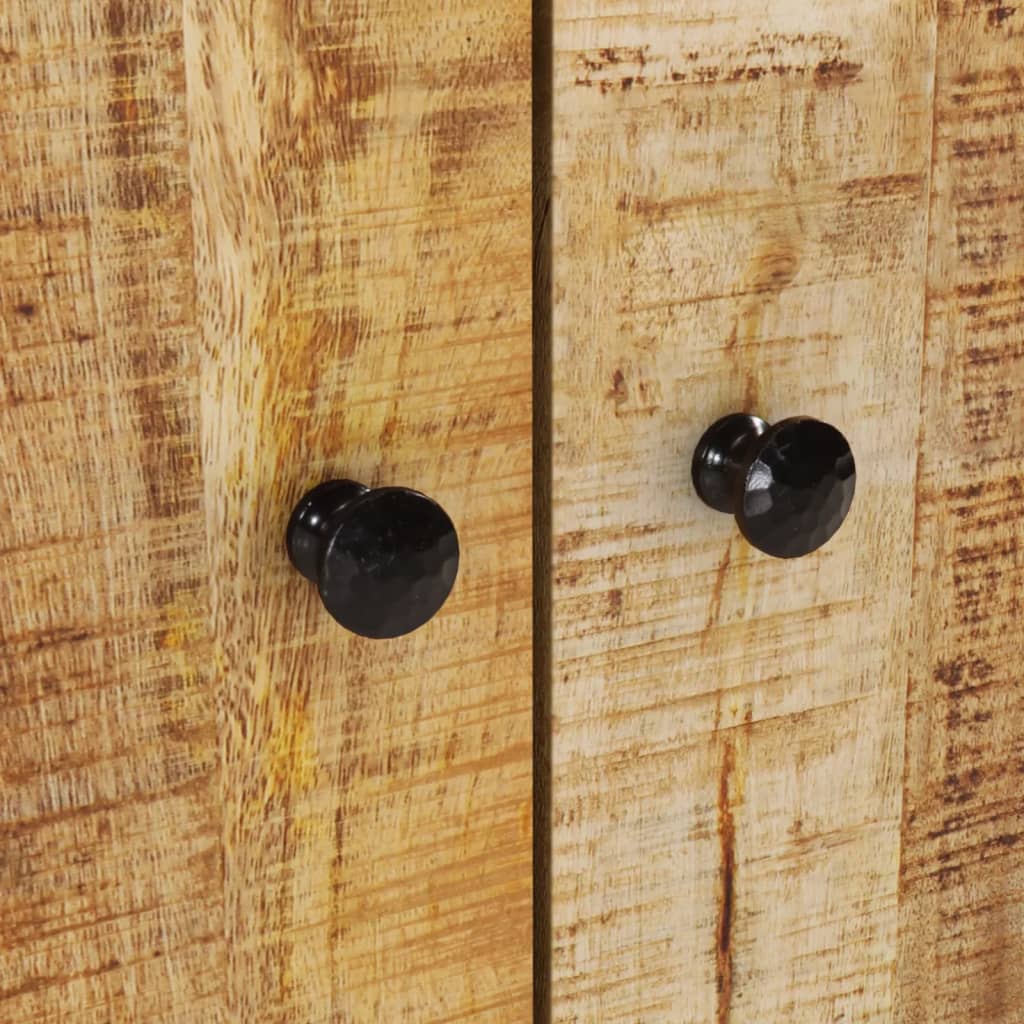 badeværelsesmøbelsæt 2 dele massivt mangotræ