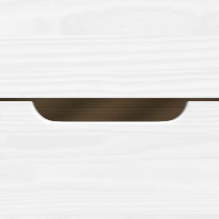 daybed med to skuffer IRUN hvid 90x200 cm massivt fyrretræ