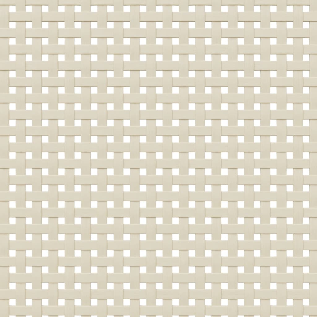 kommode SENJA rattanlook 80x40x80 cm massivt fyrretræ hvid