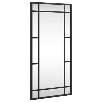 vægspejl 30x60 cm rektangulært jern sort